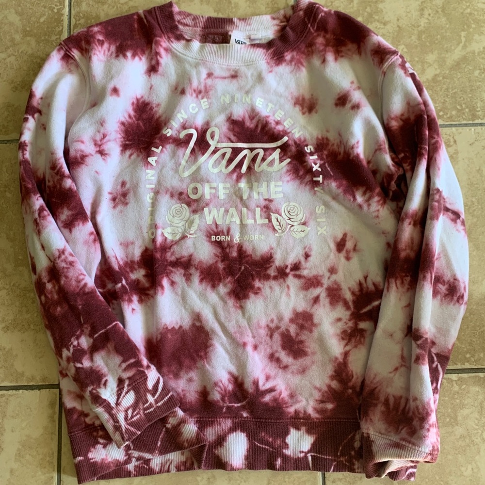 🍒VANS tie dye crewneck 🍒